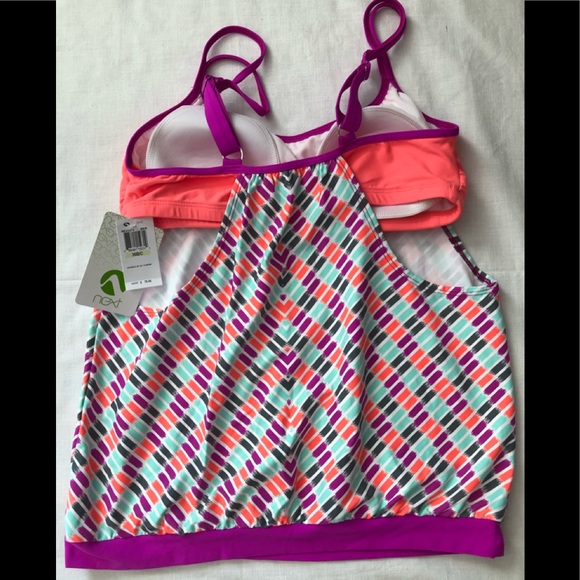 NWT NEXT Double Up Tankini Women’s 36B/C - Picture 3 of 4